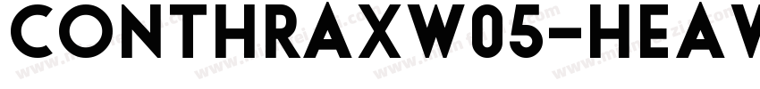 ConthraxW05-Heavy RegularVersion 1字体转换